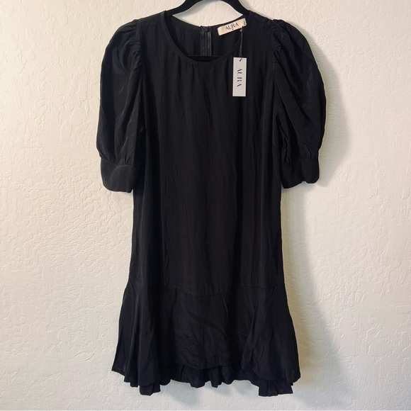 AURA NWT Black Dress Small - Picture 5 of 8